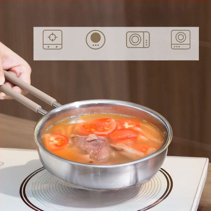 Roostevabast terasest praepann, multifunktsionaalne praadipann, koogikeste praetud munade praepann, üks pott, mitmeotstarbeline keedupann