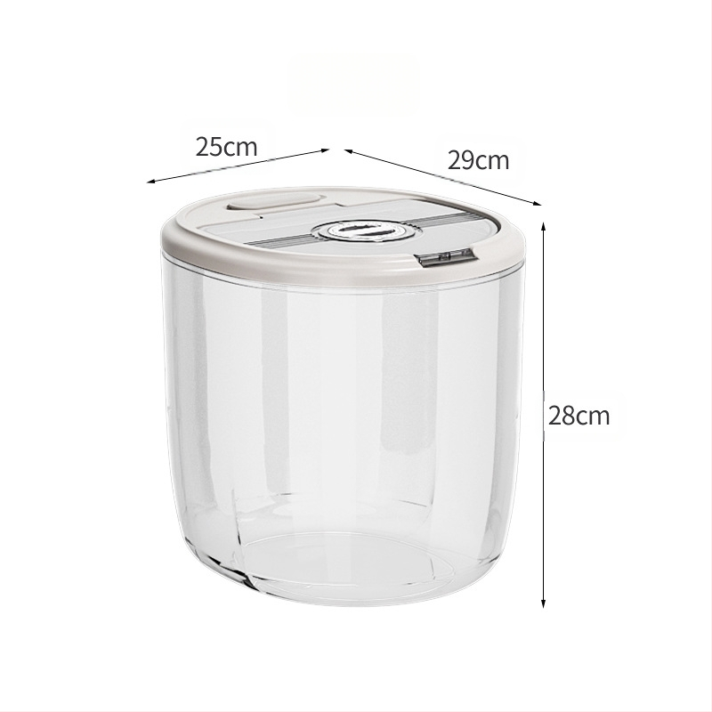 Buitinis ryžių kibiras, sandarus, atsparus vabzdžiams, drėgmei, maistinių ryžių laikymo dėžė, virtuvės ryžių stiklainis, miltų laikymo bakas, įvairūs grūdų kibiras