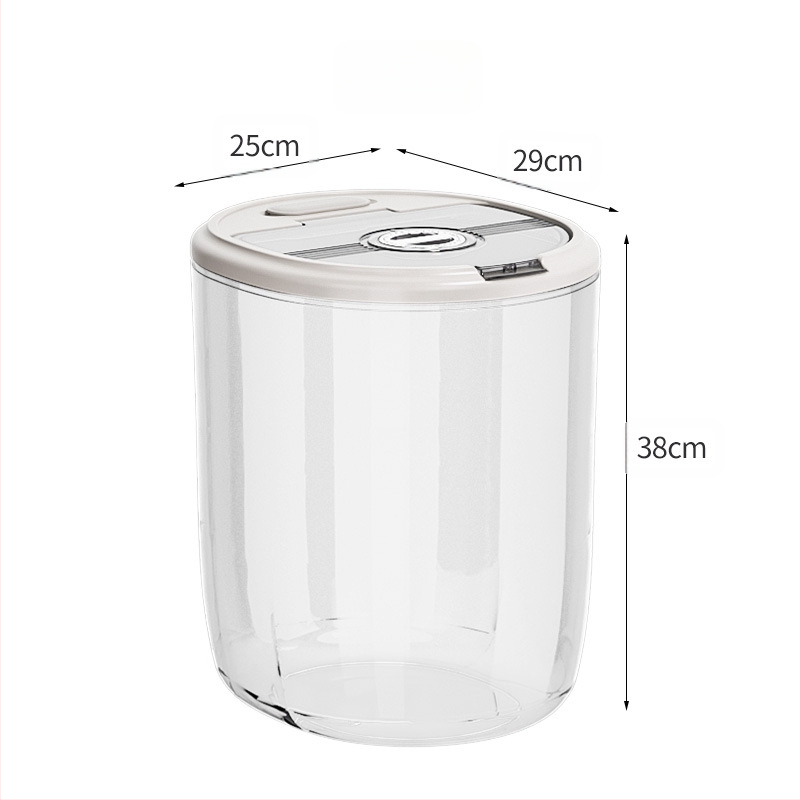 Buitinis ryžių kibiras, sandarus, atsparus vabzdžiams, drėgmei, maistinių ryžių laikymo dėžė, virtuvės ryžių stiklainis, miltų laikymo bakas, įvairūs grūdų kibiras