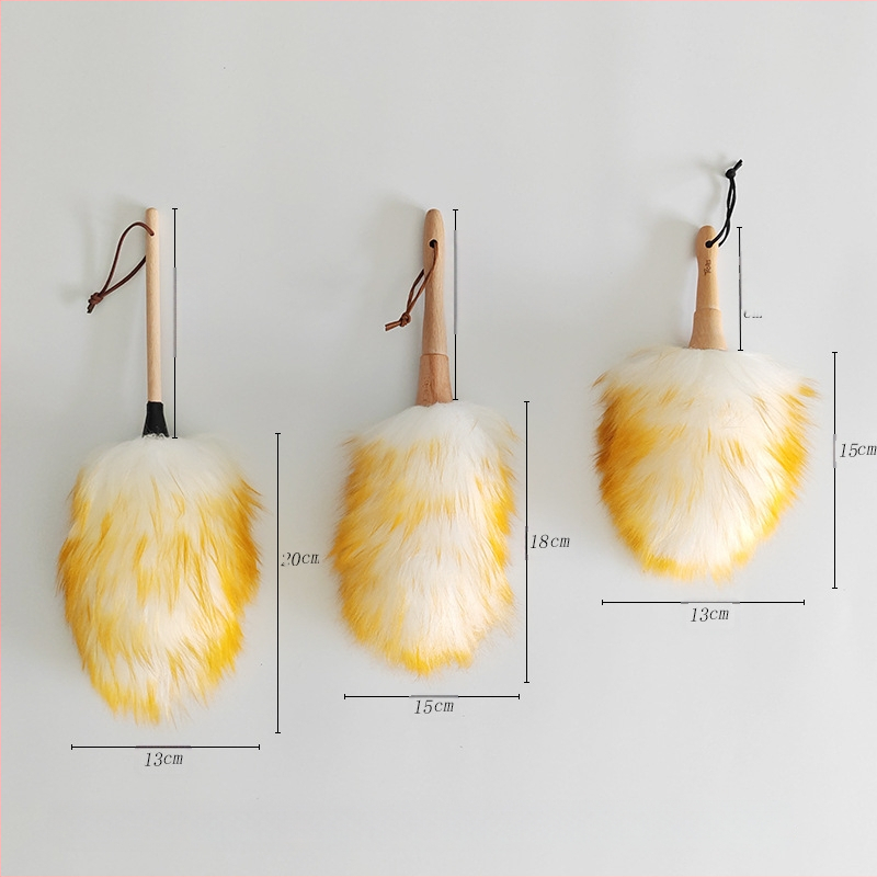 Vilnos dulkių šluostės gamintojas tiekia daugiaspalvį antistatinį dulkių šluostę, ištraukiamą kotą, buitinį automobilių dulkių šluostę