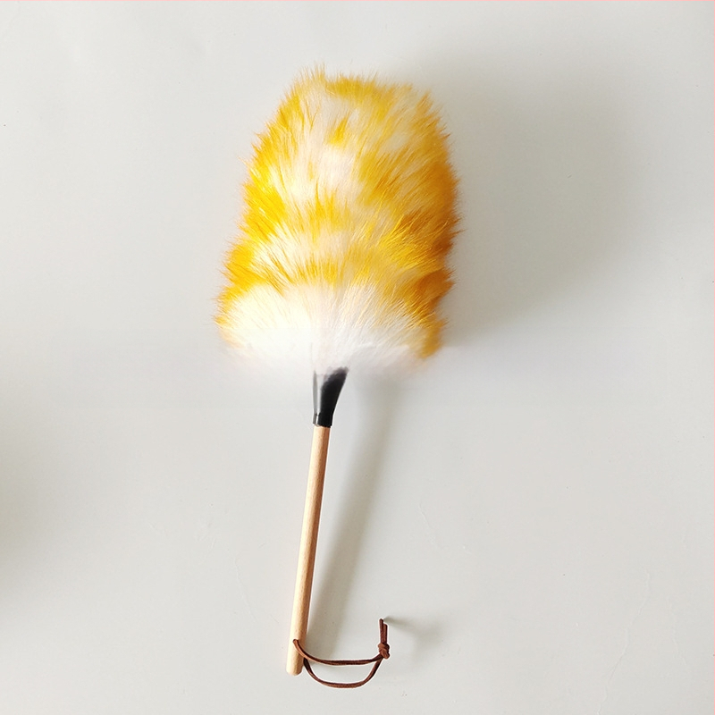 Vilnos dulkių šluostės gamintojas tiekia daugiaspalvį antistatinį dulkių šluostę, ištraukiamą kotą, buitinį automobilių dulkių šluostę