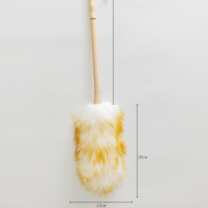 Vilnos dulkių šluostės gamintojas tiekia daugiaspalvį antistatinį dulkių šluostę, ištraukiamą kotą, buitinį automobilių dulkių šluostę