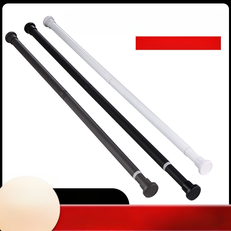 25 mm nerūdijančio plieno dušo užuolaida be perforacijos, daugiafunkcis teleskopinis strypas, vonios kambario užuolaidų strypas, dušo užuolaidos, durų užuolaidų atraminis strypas