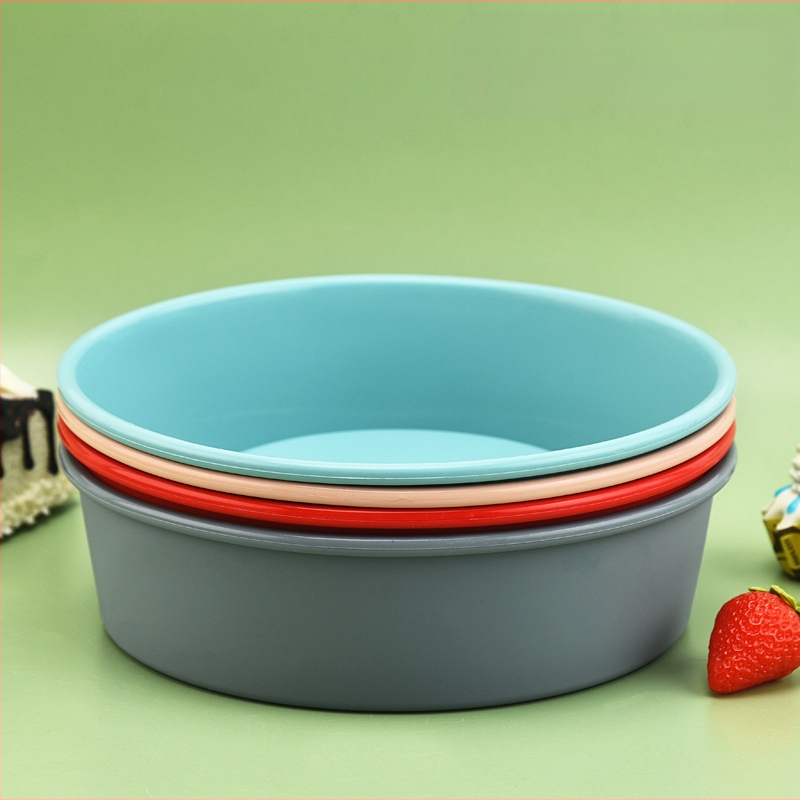 Silikoninės torto formos buitinė apvali silikoninė torto forma, orkaitė, oro keptuvė, kepimo įrankis