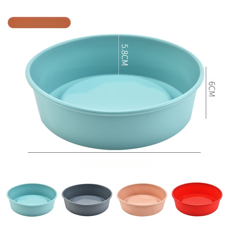 Silikoninės torto formos buitinė apvali silikoninė torto forma, orkaitė, oro keptuvė, kepimo įrankis