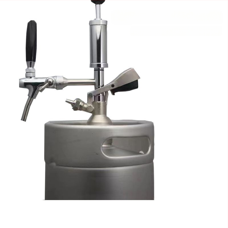 Manuaalne õllejaotur A-tüüpi käsitööõlle pruulimisvarustus Kaasaskantav värske õlle rõhu all olev alkoholijaotur toidukvaliteediga