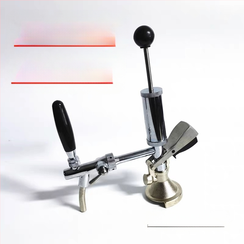 Manuaalne õllejaotur A-tüüpi käsitööõlle pruulimisvarustus Kaasaskantav värske õlle rõhu all olev alkoholijaotur toidukvaliteediga