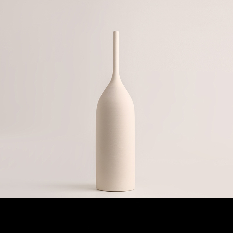 Behanmei Euroopa ja Ameerika retro harjatud tekstuuriga keraamiline Morandi värvi kuivatatud vaas pehme näidisruum Põhjala kaunistused