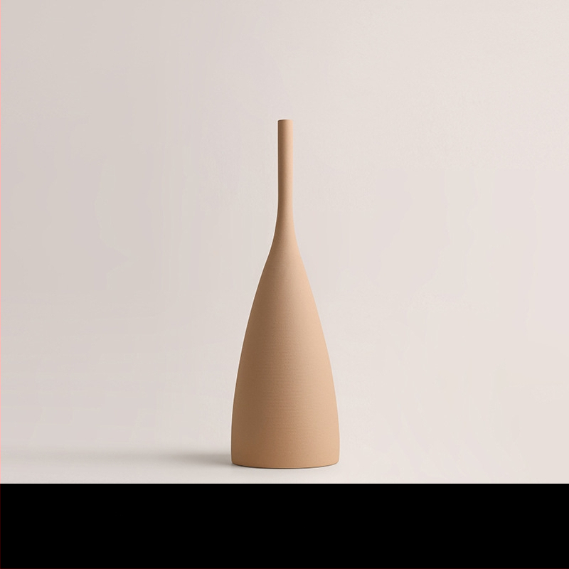 Behanmei Euroopa ja Ameerika retro harjatud tekstuuriga keraamiline Morandi värvi kuivatatud vaas pehme näidisruum Põhjala kaunistused