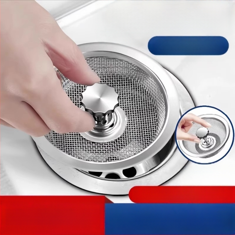 Филтър за кухненска мивка от неръждаема стомана, удебелен универсален старомоден филтър за мивка, остатъци от зеленчуков басейн, артефакт