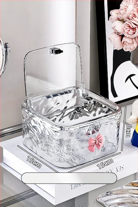 Vaikiškų plaukų aksesuarų laikymo dėžutė mergaitėms, didelės talpos kūdikio plaukų virvė, plaukų segtukas, plaukų segtukas, gumytės formos papuošalų dėžutė