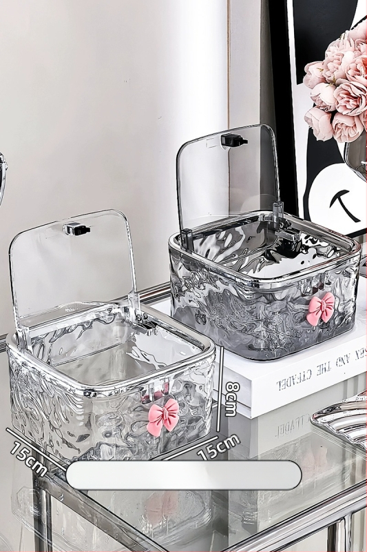 Vaikiškų plaukų aksesuarų laikymo dėžutė mergaitėms, didelės talpos kūdikio plaukų virvė, plaukų segtukas, plaukų segtukas, gumytės formos papuošalų dėžutė