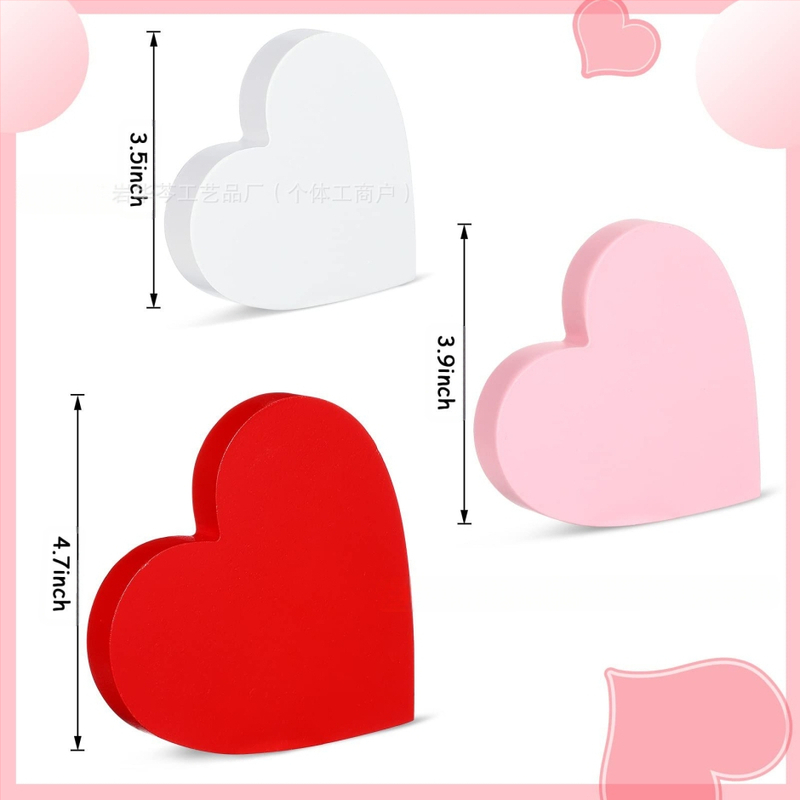 Tarpvalstybiniai sprogimai Valentino dienos meilė mediniai papuošalai vestuvės vestuvių vakarėlio dekoravimas Tanabata papuošalai mediniai amatai