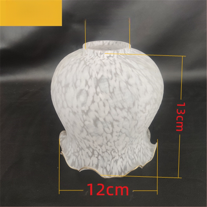 Matinio stiklo šviestuvo gaubto skylė, europietiškas sietynas, sieninis šviestuvas, šviestuvo gaubto apvalkalo, šviestuvo priedai, stalinė lempa „pasidaryk pats“, nauja