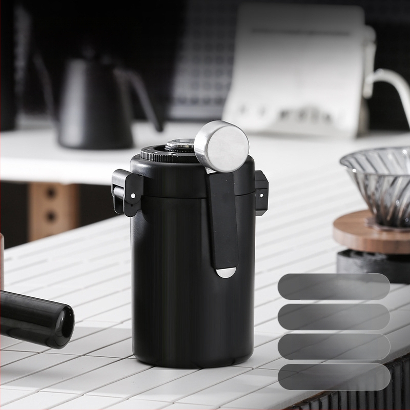 Uus toode 304 toidukvaliteediga väike terasest kahur kohviubade suletud paagiga, niiskuse jälgimisega kahekihiline mahuti ühesuunaline heitgaasipaak