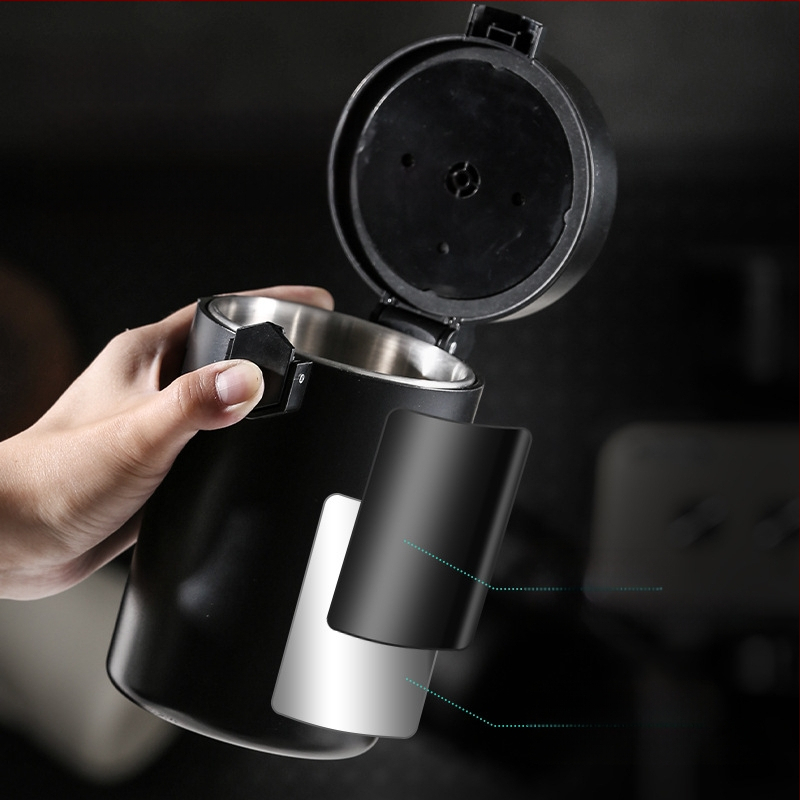 Uus toode 304 toidukvaliteediga väike terasest kahur kohviubade suletud paagiga, niiskuse jälgimisega kahekihiline mahuti ühesuunaline heitgaasipaak