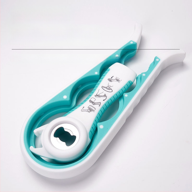 Tarpvalstybinis didmeninis penkių viename daugiafunkcis skardinių atidarytuvas, tinkantis buitiniam rankiniu būdu neslystančiam, darbo taupančiam dangtelių atidarytuvui, butelių atidarytuvui