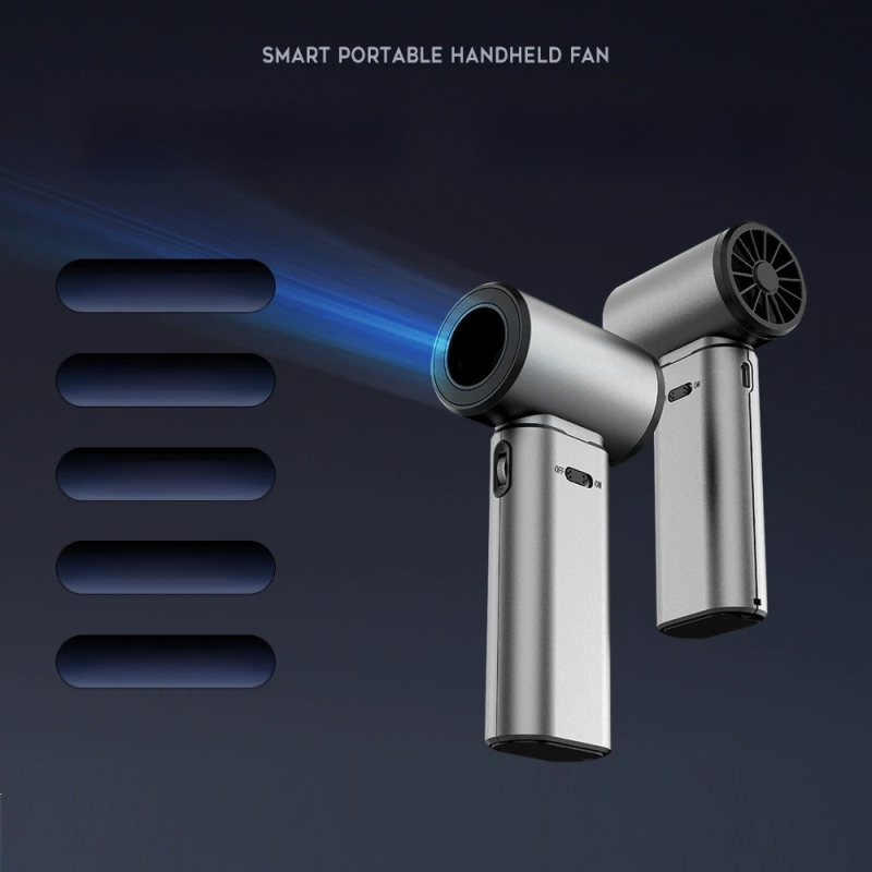 Naujas tarpvalstybinis mini greitaeigis šalto ašmens rankinis mažas ventiliatorius didelis vėjo lauko nešiojamas turbo ventiliatorius