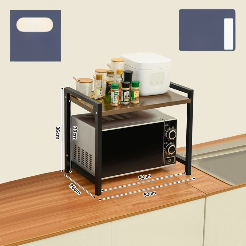 Virtuvės mikrobangų krosnelės laikymo lentynėlė, stalviršio daugiafunkcinė laikymo lentynėlė, daugiasluoksnė orkaitės prieskonių indelis, ryžių viryklės laikymo lentynėlė