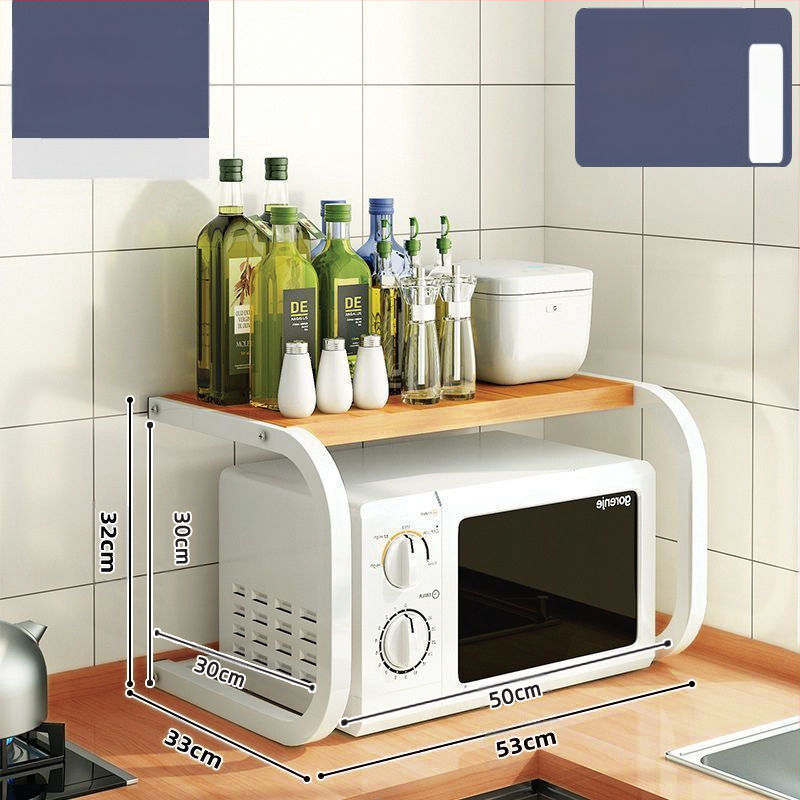 Virtuvės mikrobangų krosnelės laikymo lentynėlė, stalviršio daugiafunkcinė laikymo lentynėlė, daugiasluoksnė orkaitės prieskonių indelis, ryžių viryklės laikymo lentynėlė