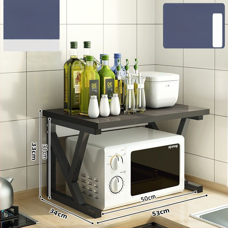 Virtuvės mikrobangų krosnelės laikymo lentynėlė, stalviršio daugiafunkcinė laikymo lentynėlė, daugiasluoksnė orkaitės prieskonių indelis, ryžių viryklės laikymo lentynėlė