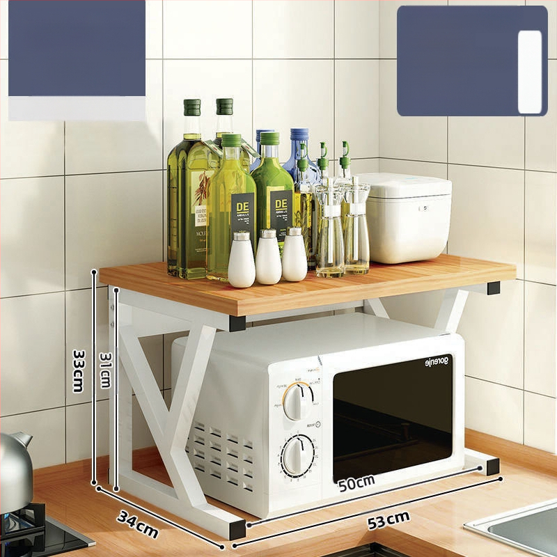Virtuvės mikrobangų krosnelės laikymo lentynėlė, stalviršio daugiafunkcinė laikymo lentynėlė, daugiasluoksnė orkaitės prieskonių indelis, ryžių viryklės laikymo lentynėlė