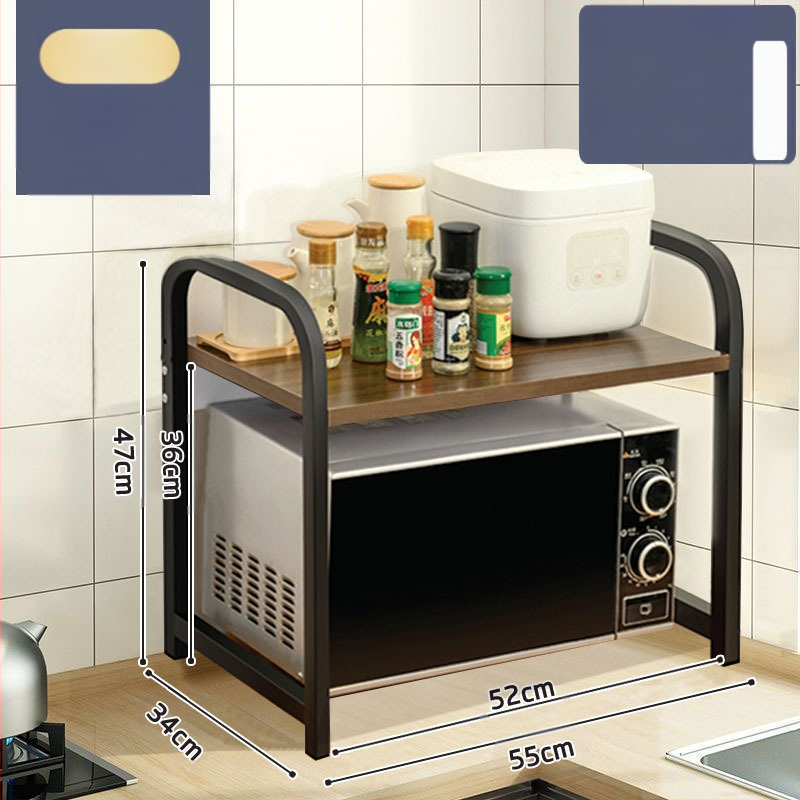 Virtuvės mikrobangų krosnelės laikymo lentynėlė, stalviršio daugiafunkcinė laikymo lentynėlė, daugiasluoksnė orkaitės prieskonių indelis, ryžių viryklės laikymo lentynėlė