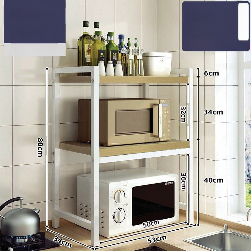 Virtuvės mikrobangų krosnelės laikymo lentynėlė, stalviršio daugiafunkcinė laikymo lentynėlė, daugiasluoksnė orkaitės prieskonių indelis, ryžių viryklės laikymo lentynėlė