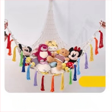 Žaislinis hamakas, trikampio formos tinklelis, tarpvalstybinis karšto kasybos žaislų laikymo krepšys, pliušinis žaislų laikymo tinklas, trikampio formos tinklas