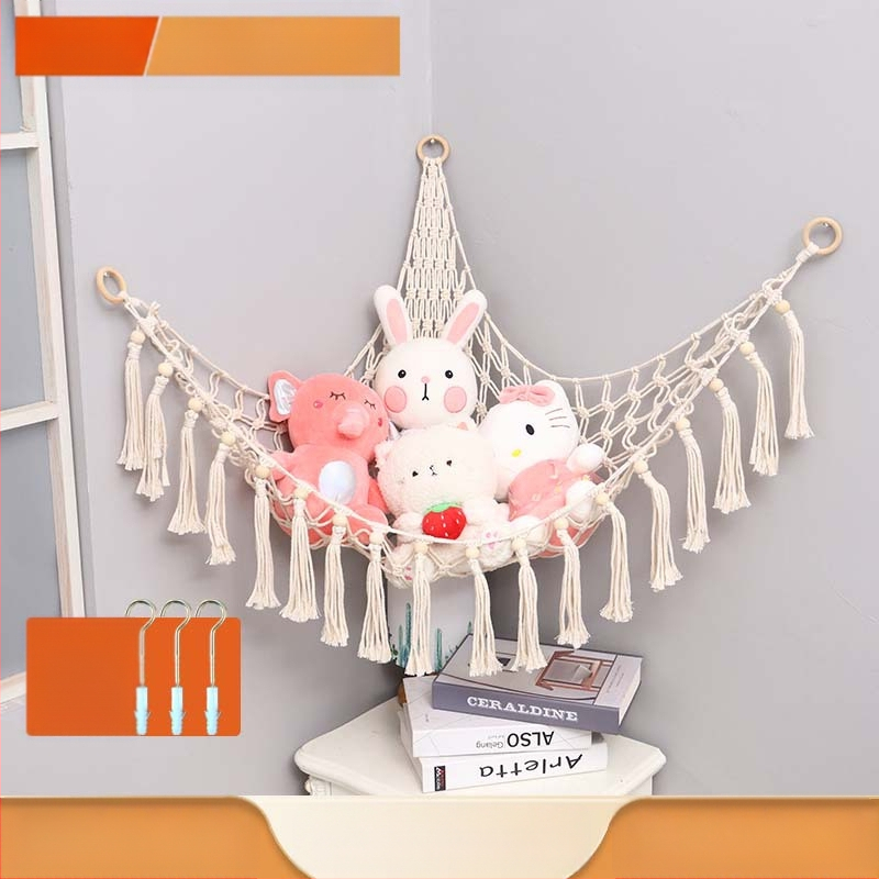 Žaislinis hamakas, trikampio formos tinklelis, tarpvalstybinis karšto kasybos žaislų laikymo krepšys, pliušinis žaislų laikymo tinklas, trikampio formos tinklas