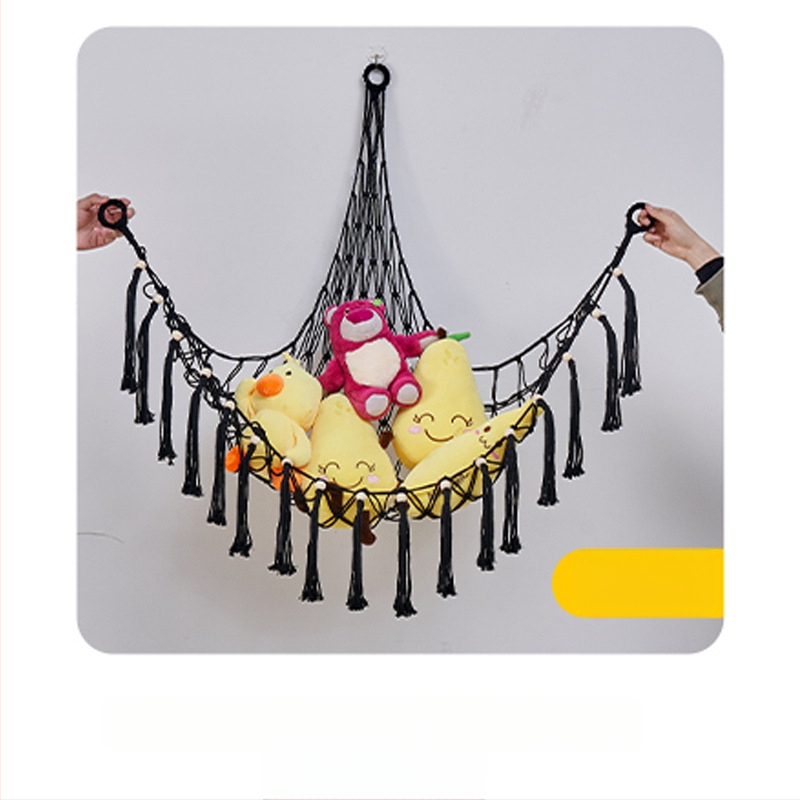 Žaislinis hamakas, trikampio formos tinklelis, tarpvalstybinis karšto kasybos žaislų laikymo krepšys, pliušinis žaislų laikymo tinklas, trikampio formos tinklas