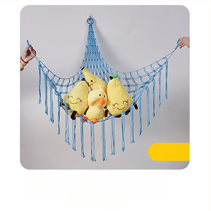 Žaislinis hamakas, trikampio formos tinklelis, tarpvalstybinis karšto kasybos žaislų laikymo krepšys, pliušinis žaislų laikymo tinklas, trikampio formos tinklas