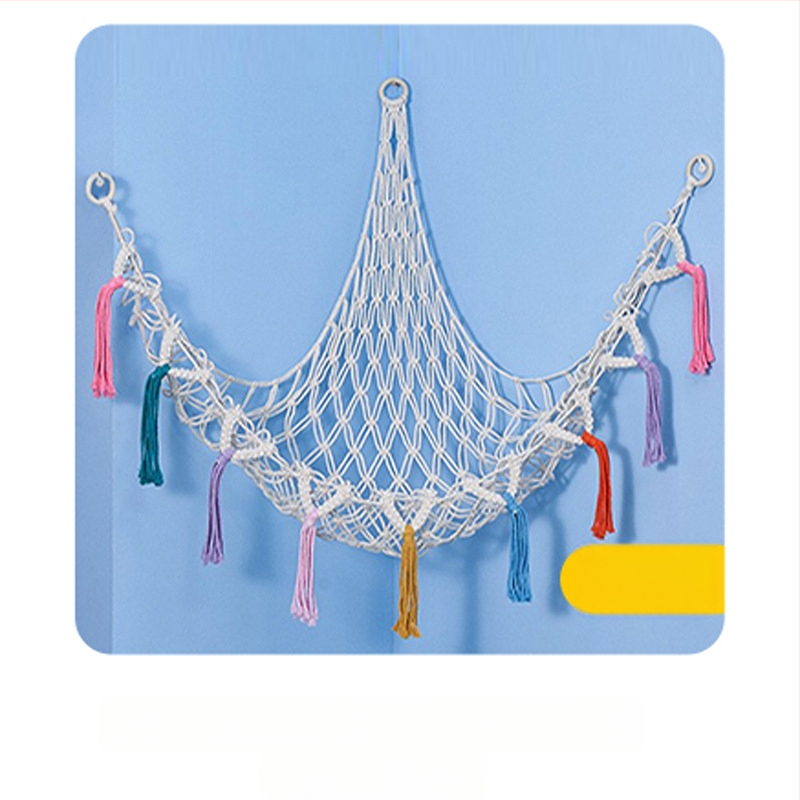 Žaislinis hamakas, trikampio formos tinklelis, tarpvalstybinis karšto kasybos žaislų laikymo krepšys, pliušinis žaislų laikymo tinklas, trikampio formos tinklas