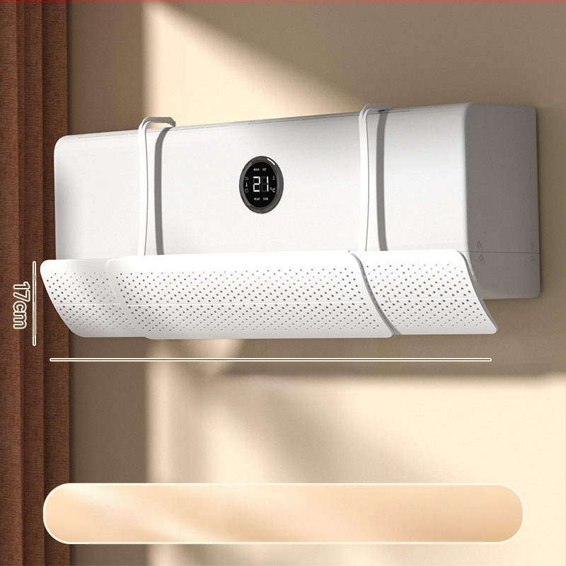 Ištraukiamas, nereikalaujantis montavimo oro kondicionieriaus vėjo deflektorius, prie sienos tvirtinamas oro kondicionierius, vėjo užuolaida, prie sienos tvirtinamas universalus tiesioginio vėjo deflektorius