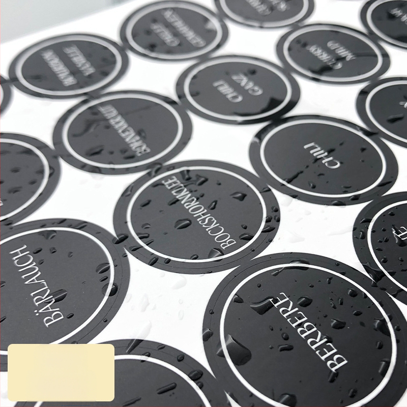 144 lipdukai, vandeniui atsparūs vokiški prieskonių lipdukai, „Amazon“ prieskonių etiketė, 3,5 cm apvali virtuvės etiketė