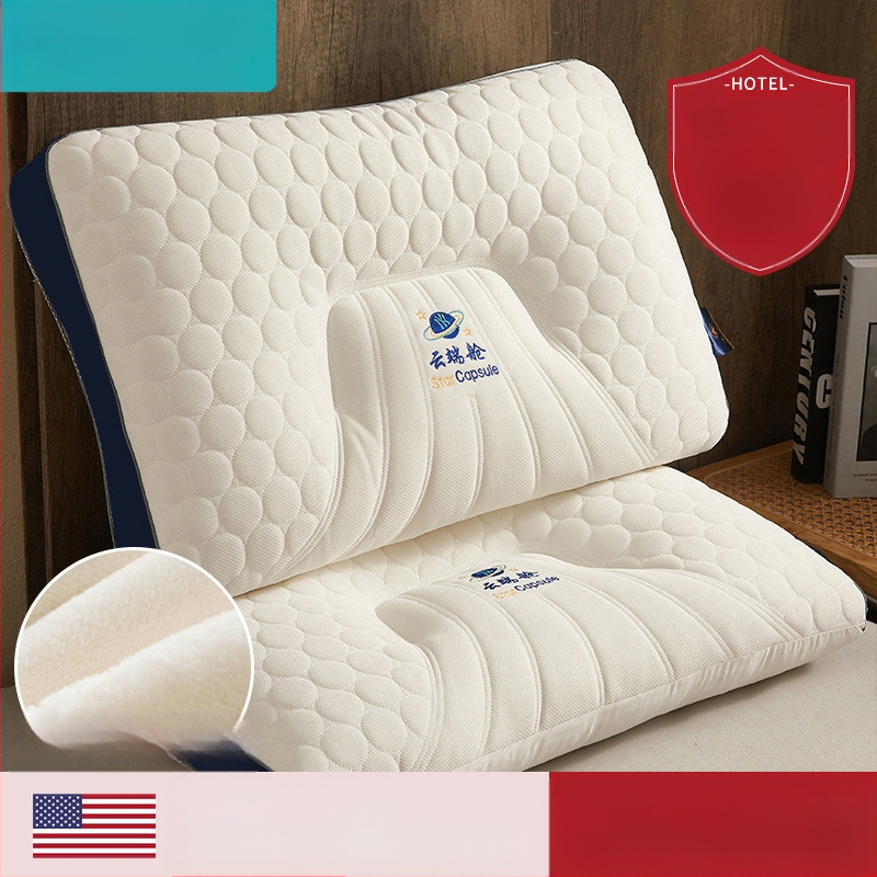 Μαξιλάρι χειμερινού καθολικού κοιτώνα οικιακής μνήμης, μαξιλάρι αυχένα φοιτητών με πυρήνα που βοηθά στον ύπνο ολόκληρου του κεφαλιού των ανδρών