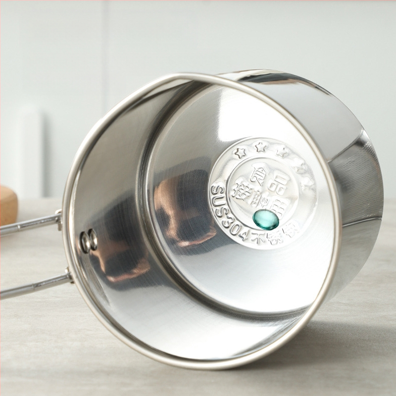 304 roostevabast terasest praepann filtriga, äriliseks kasutamiseks mõeldud praetud vardad, väikese poti köök, multifunktsionaalne paksendatud praepann piiriüleselt