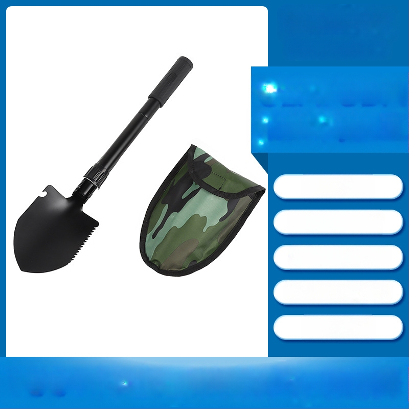 Kompassiga kokkupandav sapööride labidas Kokkupandav kaasaskantav päästetöö õues seiklus sapööride labidas Kokkupandav kandiline kõblas