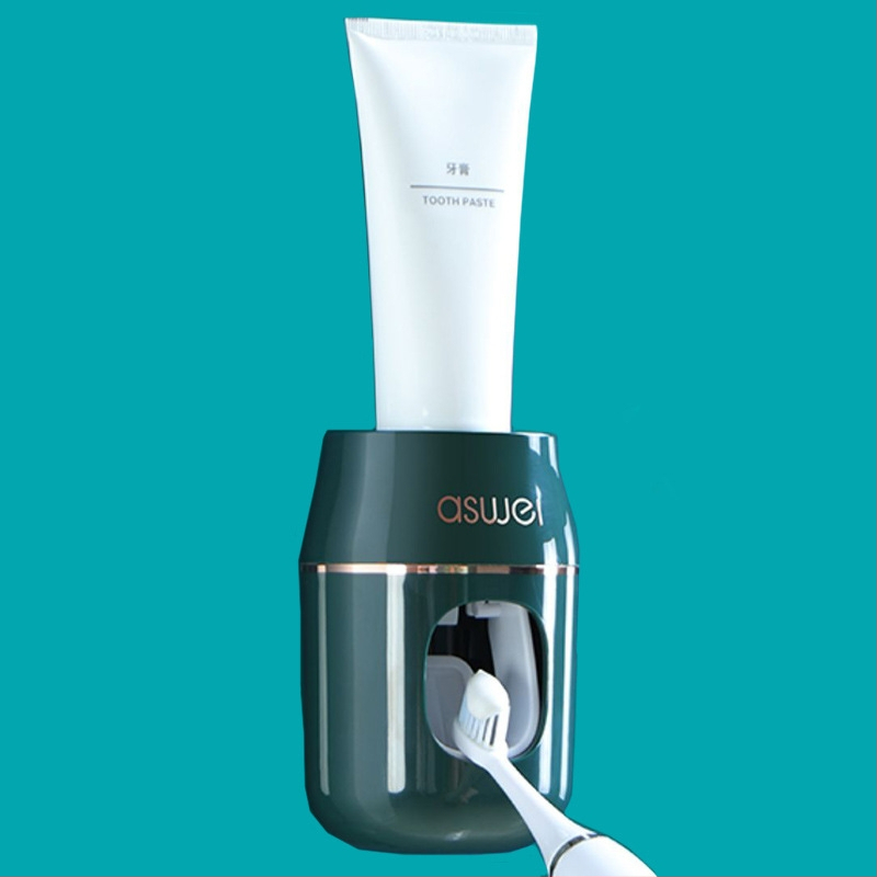 Automatinis dantų pastos spaustukas Artifact Sieninis buitinis spaustukas, tinkantis be perforatoriaus tualetiniam dantų šepetėlių stovas