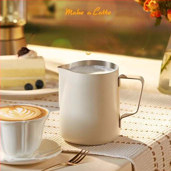 Borcan de ceară pentru flori de cafea, cu cântar din oțel inoxidabil, cu gură ascuțită, ceașcă de flori, cafenea, borcan de spumare a laptelui, ceașcă de ceară pentru topire