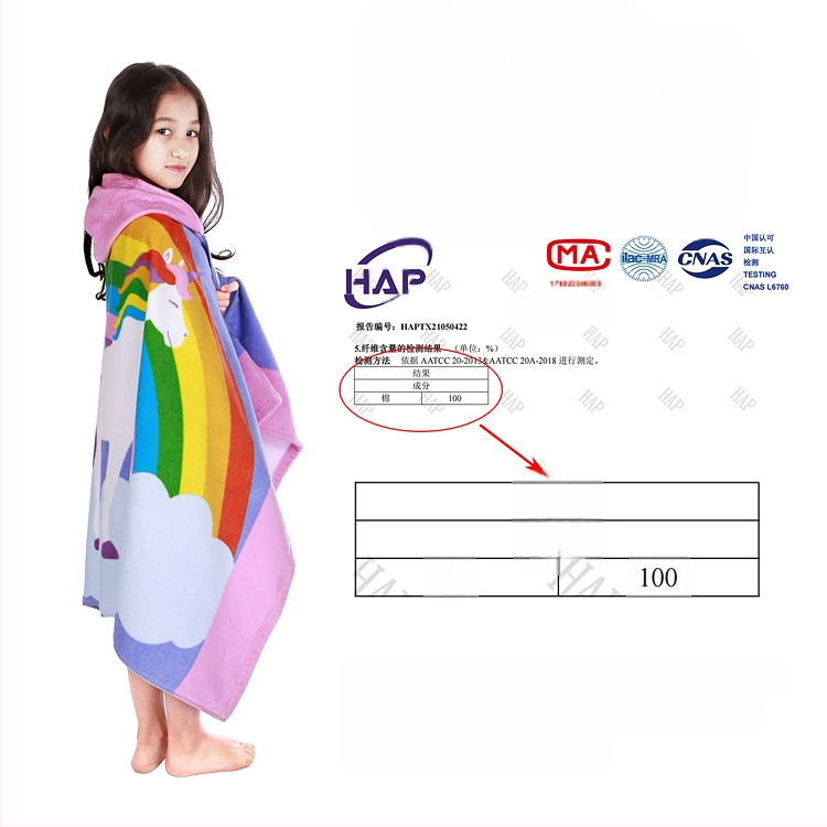 2024 m. Naujas vaikiškas medvilninis rankšluostis, skirtas dėvėti ir vynioti, vaikams ir mergaitėms, vyriškas ir kūdikių pončas su gobtuvu