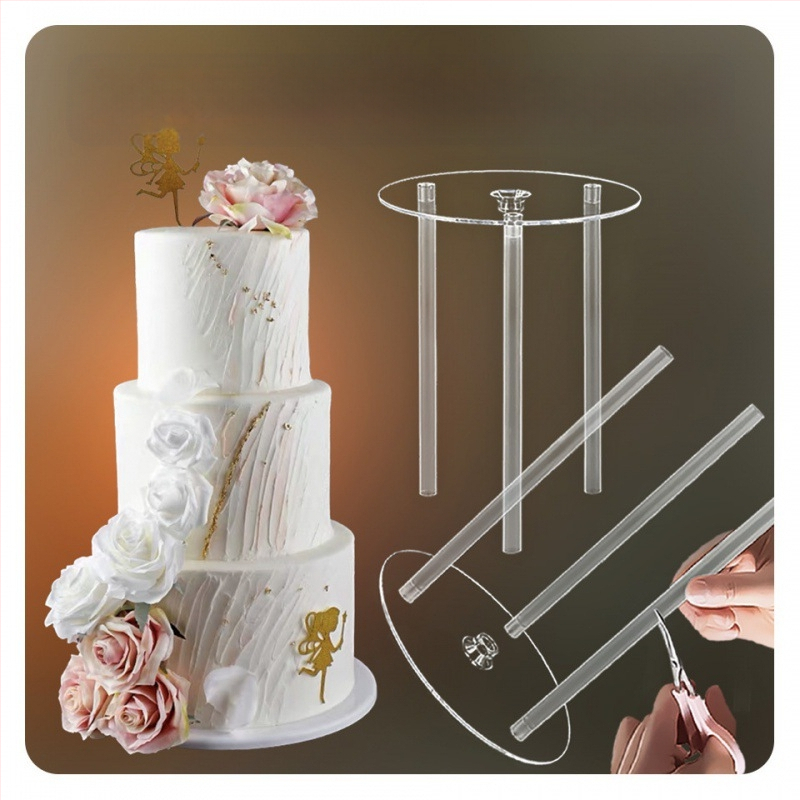 Tortų krūvos stovas, daugiasluoksnė krūvos tarpinė, 4 colių, 6 colių, 8 colių, 10 colių, permatomas atraminis rėmas, netinkamai suderintas, pakabinamas