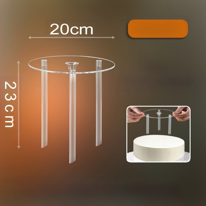 Tortų krūvos stovas, daugiasluoksnė krūvos tarpinė, 4 colių, 6 colių, 8 colių, 10 colių, permatomas atraminis rėmas, netinkamai suderintas, pakabinamas