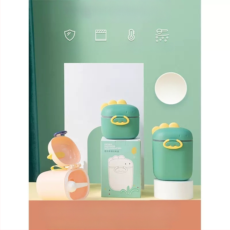 Kutija za mlijeko u prahu za bebe, prijenosna, slatka kutija za rižin prah velikog kapaciteta, višenamjenska zatvorena posuda za pohranu