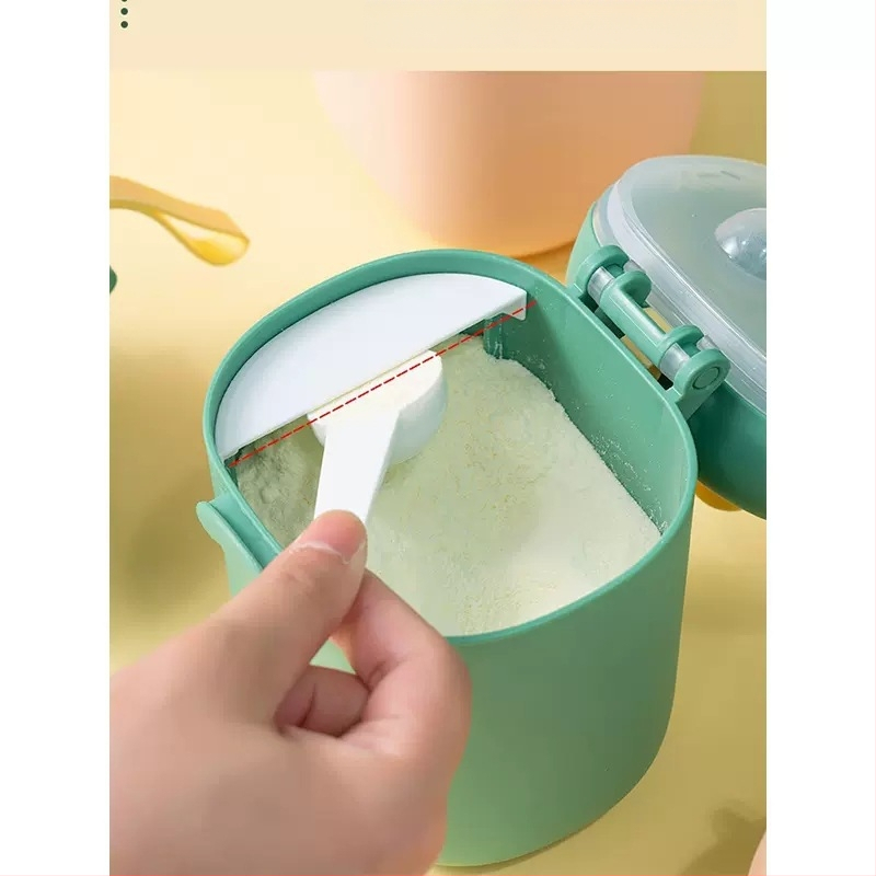 Kutija za mlijeko u prahu za bebe, prijenosna, slatka kutija za rižin prah velikog kapaciteta, višenamjenska zatvorena posuda za pohranu