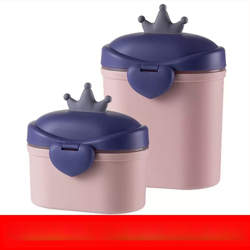 Kutija za mlijeko u prahu za bebe, prijenosna, slatka kutija za rižin prah velikog kapaciteta, višenamjenska zatvorena posuda za pohranu