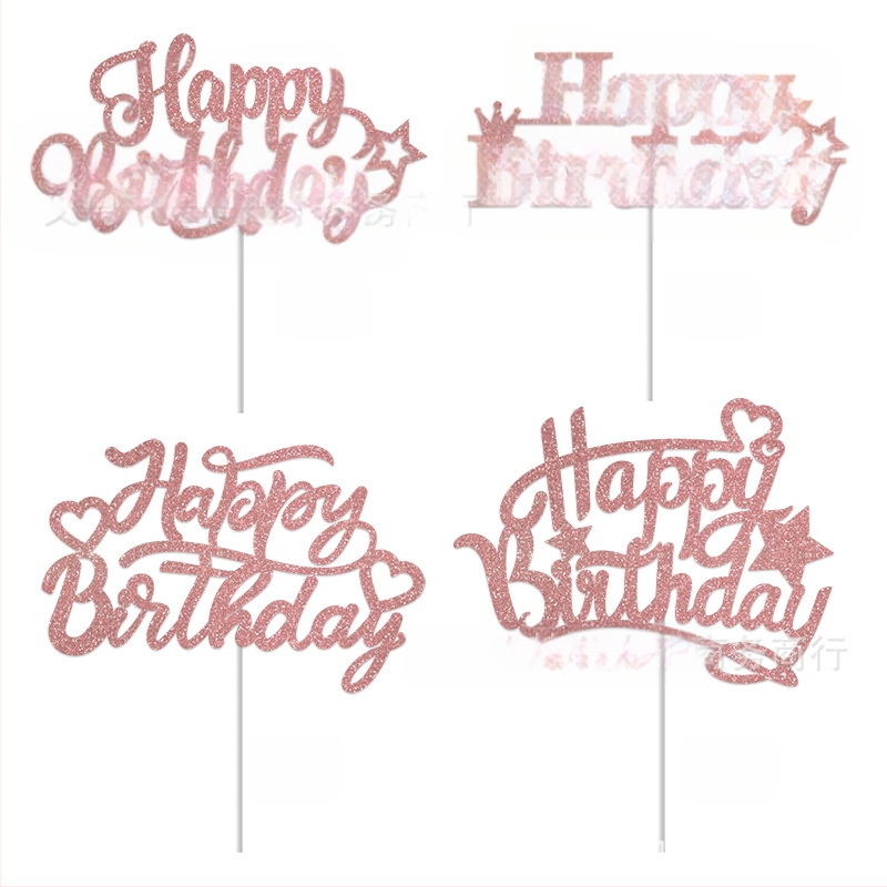 Inserție tort de ziua de naștere Inserție tort superior Litere Decorare tort Ambalaj Coacere Aspect celebrități Internet