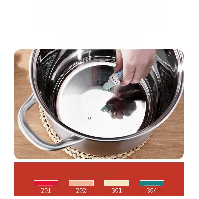 304 από ανοξείδωτο χάλυβα υψηλής κατσαρόλας σούπας με βαθύ τύμπανο μεγάλης χωρητικότητας, κατσαρόλα σούπας διπλού πυθμένα, ατμόλουτρο, κατσαρόλα σούπας για στιφάδο, δώρο κατσαρόλα