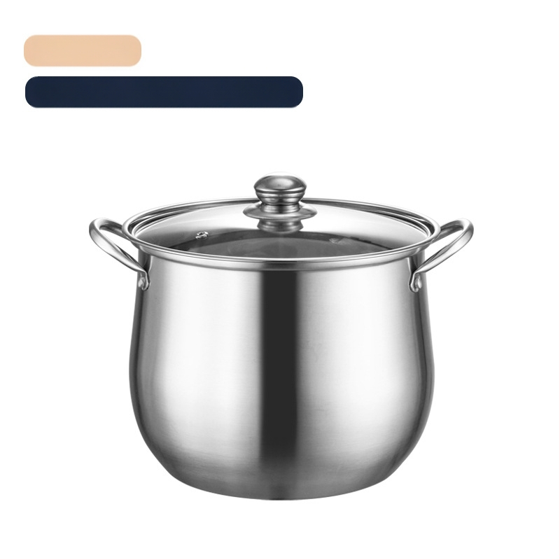 304 από ανοξείδωτο χάλυβα υψηλής κατσαρόλας σούπας με βαθύ τύμπανο μεγάλης χωρητικότητας, κατσαρόλα σούπας διπλού πυθμένα, ατμόλουτρο, κατσαρόλα σούπας για στιφάδο, δώρο κατσαρόλα