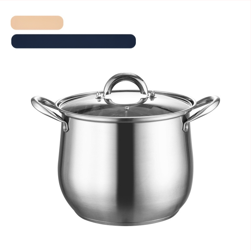 304 από ανοξείδωτο χάλυβα υψηλής κατσαρόλας σούπας με βαθύ τύμπανο μεγάλης χωρητικότητας, κατσαρόλα σούπας διπλού πυθμένα, ατμόλουτρο, κατσαρόλα σούπας για στιφάδο, δώρο κατσαρόλα